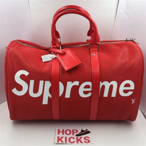 louis vuitton and supreme wallet|Louis Vuitton supreme duffle.